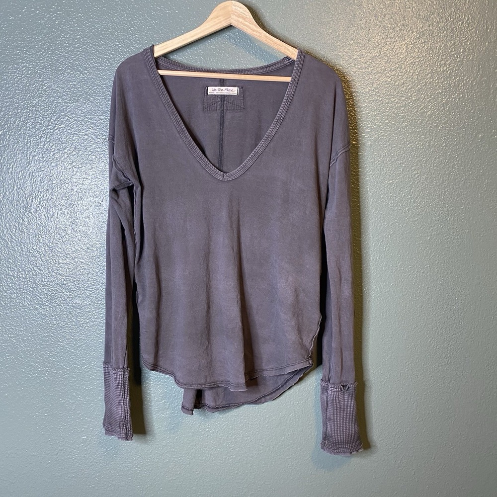 We The Free Coastal Cruising Long Sleeve T Medium Grey